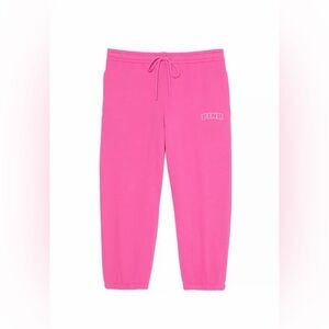 Victoria's Secret PINK Ivy Fleece Capri Jogger Sweatpants